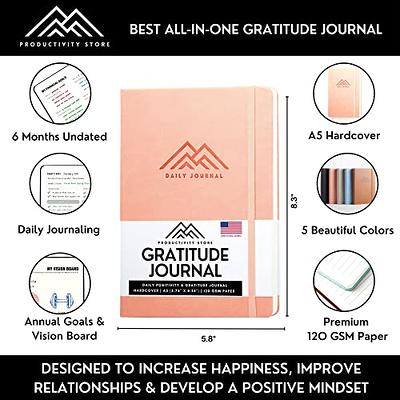 Daily Self Care Journal for Women - A5, Wellness Journal with Prompts -  Goal Journal for Happiness,Mindfulness,Productivity & Personal Development  