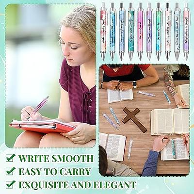 Yeaqee 100 Pcs Quotes Pen Bulk Inspirational Ballpoint Pen with