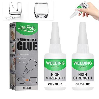 Welding High-Strength Oily Glue, Universal Super Glue Strong Plastic Glue  for Resin Ceramic Metal Glass 1PCS/2PCS (A 50g 2 Pieces) - Yahoo Shopping