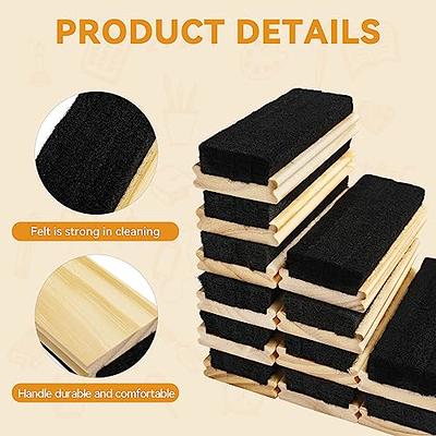 Chalkboard Erasers 6 Pack Wool Felt Eraser Dustless Blackboard Eraser  Cleaner Chalk Eraser for Teachers and Kids