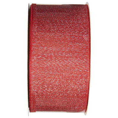 Offray Ribbon, Red 3 inch Grosgrain Polyester Ribbon, 9 feet 