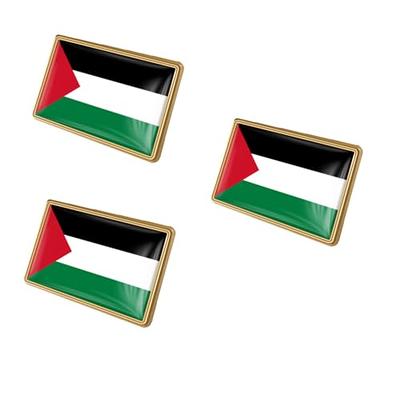 Palestine Flag Brooch Pins - Palestine Flag Pins Bulk Badge, Metal