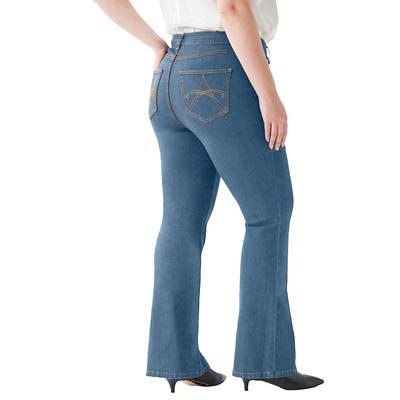 Plus Size Women's Wide Leg Cotton Jean by Woman Within in Medium Stonewash (Size  16 WP) - Yahoo Shopping