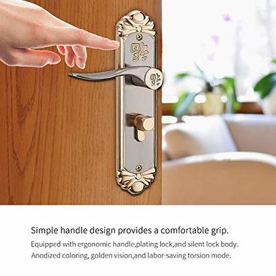 VEVOR Mechanical Keyless Entry Door Lock, 14 Digit Keypad, Double-sided  Embedded Outdoor Gate Door Locks Set with Handle and Keypad, Water-proof  Zinc Alloy, Easy to Install, for Yard, Garden, Garage