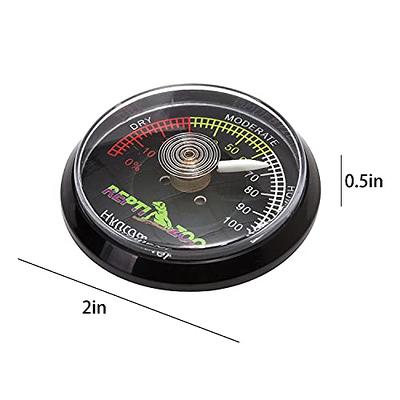 REPTI ZOO Reptile Terrarium Thermometer Hygrometer Dual Gauges Pet Rearing  Box Reptile Thermometer and Humidity Gauge