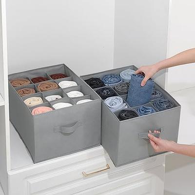 1pc Wardrobe Clothes Organizer, Closet Organizers And Storage 7/9 Grids  Divider Drawer Organizers Compartment Storage Bins For Jeans T-shirt Pants  Leg