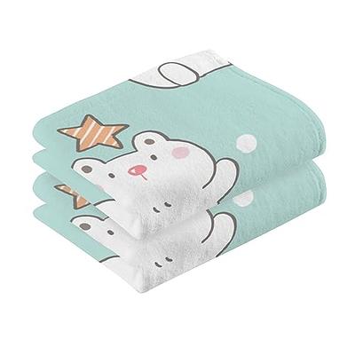 Little Bee Embroidery Towels Set Ultra Soft Absorbent Towel - Temu