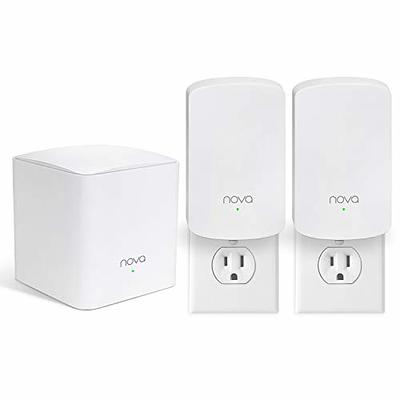  Tenda AX1500 Mesh WiFi 6 System Nova MX3 - Covers up to 2500  sq.ft - Whole Home WiFi 6 Mesh System - Gigabit Mesh Router for 80 Devices  - Dual-Band Mesh