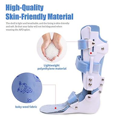 Tairibousy Kids Foot Drop Brace AFO Brace Pediatric Ankle Foot