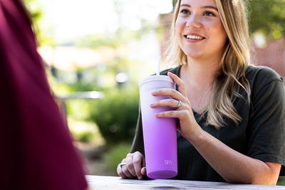 Simple Modern 30 fl oz Insulated Stainless Steel Trek Tumbler with Straw Lid