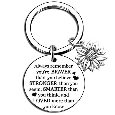 igvean Inspirational Gifts Keychain for Women Graduation Gift for