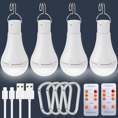 Ankudia Rechargeable Emergency LED Light Bulb, Battery Bulb Lamps