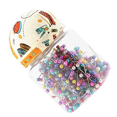 Sewing Pins 500 Pcs Beads Needles Quilting Pins, Colorful Ball Head  Straight Sewing Pins, Fabric Covered Dressmaking Pin Cushion Bottle Sewing  Craft Sewing Decorations - Yahoo Shopping