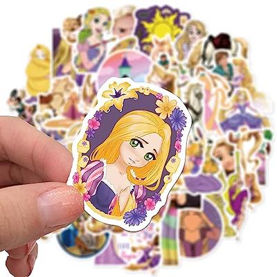 Princess Stickers For Water Bottles Vinyl Waterproof Cartoon