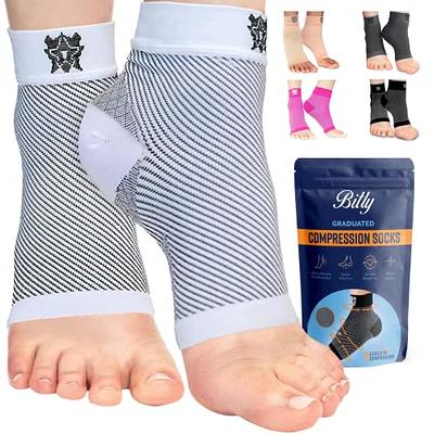 Bitly Plantar Fasciitis Compression Socks for Women & Men - Best Ankle  Compression Sleeve, Nano Brace for Everyday Use - Provides Arch Support &  Heel Pain Relief (Pink, Large) 