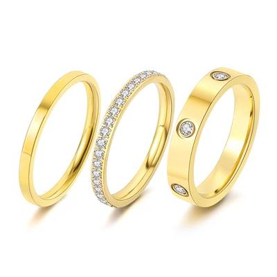 Picuzzy Stackable Y2K 925 Sterling Silver Rings Set for Women