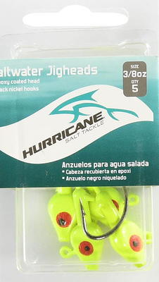 Hurricane Saltwater Jig Head 1/8 Oz., Fishing Jigs