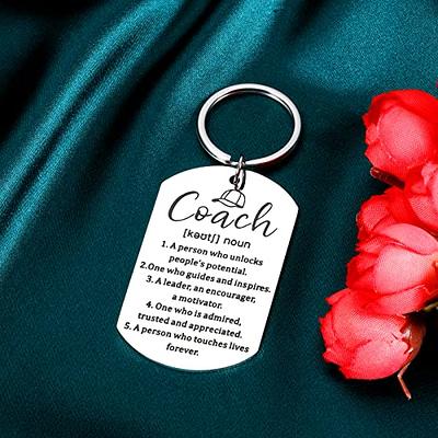  Christmas Gift for Coach Thank You Gift Basketball Coach Gift  Appreciation Keychain Gifts for Football Soccer Volleyball Coach Gifts for  Men Women Sports Match Team Present for Softball Baseball : Sports