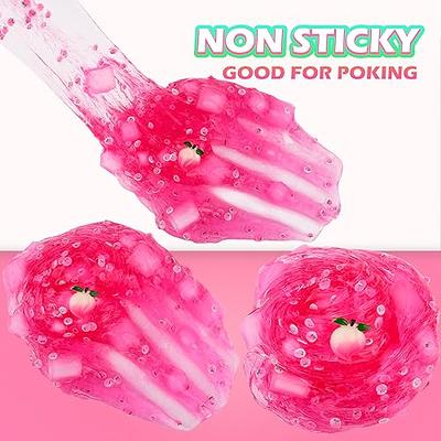 Pink Peach Clear Slime Jelly Cubes, Cute Slime Add-ins Charms, Glimmer  Slime Crunchy Crystal Slime Boba Water Slime, Super Soft Sludge Toy Kids  Party Favors Slime for Girls Boys - Yahoo Shopping