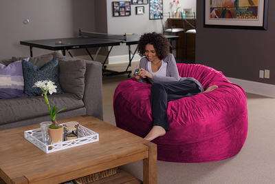 Sofa Sack Bean Bag Chair, Memory Foam Lounger with Microsuede