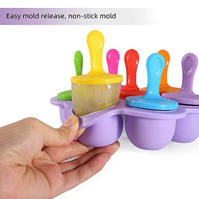 Silicone Popsicle Mold, Ice Pop Molds Maker, Storage Container for Homemade  Food, Kids Ice Cream DIY Pop Molds - BPA Free (Purple) - Yahoo Shopping