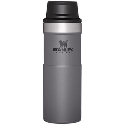 Stanley Classic 16 oz Hammertone Silver Travel Mug 