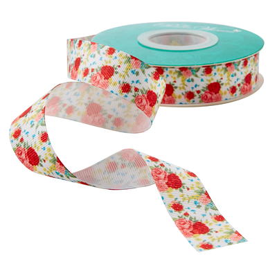 1.5 Strawberries Grosgrain Ribbon 5 Yards