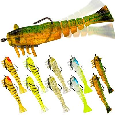 10PCS Saltwater Fishing Lures Shrimp Baits Set  Saltwater fishing lures,  Saltwater fishing, Fishing lures