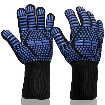 Bbq Gloves Heat Resistant Extreme Non slip Silicone Oven - Temu