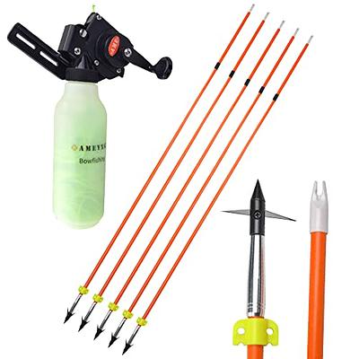SHARROW Archery Bowfishing Arrows and Bowfishing Reel Kit with 40m Fishing  Rope Bowfishing Tool Accessory for Compound Bow Recurve Bow Fishing ( Bowfishing Reel +Type 2 arrow/6pcs) - Yahoo Shopping