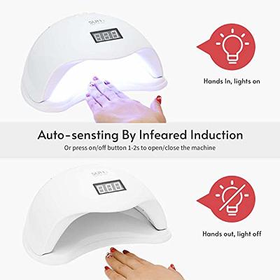 Professional 48W Smart Nail Led & Uv Lamp For Gel Nail Polish Uv Led Nail