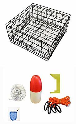 2-Pack of KUFA Vinyl Coated Crab Trap & Accessory kit Including 100' Rope,  Caliper, Harness, Bait Bag & Red/White Float (5/16 x100' Lead Core Sinking  Line & 11 Float) - Yahoo Shopping