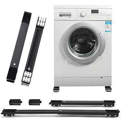 Two Adjustable Mobile Washing Machine Stand Base With Wheels, Heavy Duty  Extensible Appliance Roller, Suitable for Refrigerator Base, Dryer Base, Washing  Machine Base, Stacked Washer Dryer Units - Yahoo Shopping