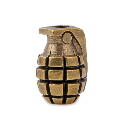FLAMEDUKE Knife Lanyard Beads,Paracord Beads,550 Paracord  Beads,Grenades,Bullets Beads,Hand Casted Copper Charm,for EDC DIY Paracord  Accessories,Charms Beard Beads for Men (FD-037-G) - Yahoo Shopping