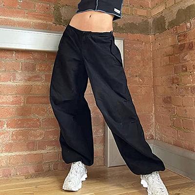 Women Casual High Waisted Cargo Pants Wide Leg Casual Denim Trousers Multi  Pocket Cargo Jeans Women Dress Casual, Black, Large : : Clothing,  Shoes & Accessories