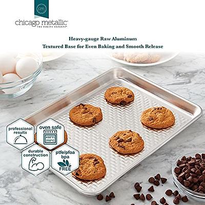 Chicago Metallic Uncoated Textured Aluminum Small Cookie/Baking