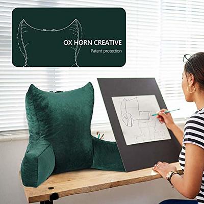 Milliard Reading Pillow with Shredded Memory Foam Great As Backrest for Books