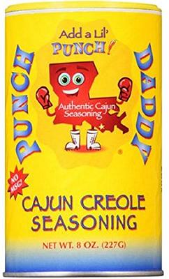 All Purpose Cajun Creole Seasoning Bundle The Cajun Ninja PI-YAHHHH!!  Seasoning 8 Ounce Shaker and Tony Chachere's Original Seasoning 8 Ounce  Shaker