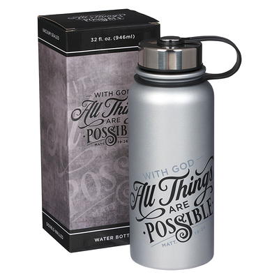 novelty gift vacuum insulated water bottle