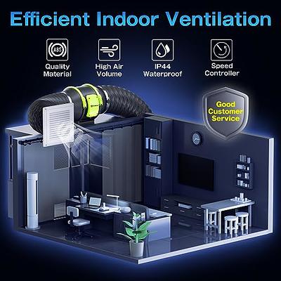 AC Infinity Cloudline S6 Quiet 6 in. Inline Duct Fan Speed Controller  Heating Cooling Booster Hydroponics Grow Tents Ventilation AI-CLS6 - The  Home Depot