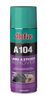 Akfix A104 Sticker Remover Spray - Cleaning Labels on Wood, Glass