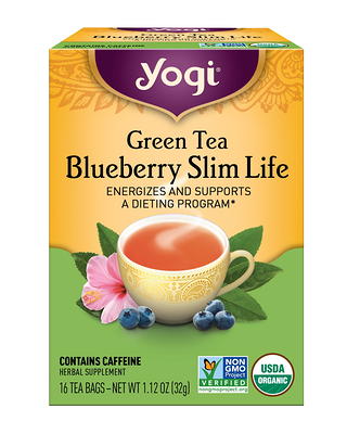 Ultra Slim Tea, Cinnamon Apple, Tea Bags, 24 Count Box, 1.69 Oz