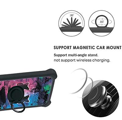 Case for Samsung Galaxy S23 Ultra Case Compatible with Samsung Galaxy S23  Ultra Phone Case PC backplane + Silicone Soft Frame Cover [360 Metal Ring