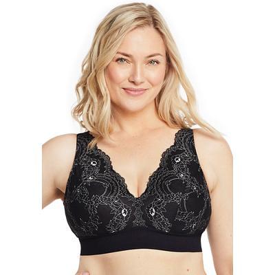 Plus Size Women's Front Close Wireless Posture Bra by Comfort