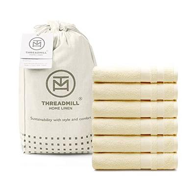  Hammam Linen White Bath Towels 4-Pack - 27x54 Soft and  Absorbent, Premium Quality Perfect for Daily Use 100% Cotton Towel 600 GSM  : Home & Kitchen