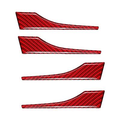 RUIANTE Compatible with Carbon Fiber Car Door Inner Stripe Cover