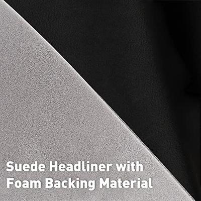 BLACK Suede Headliner Fabric Material ,Car Interior Roof Liner Upholstery.