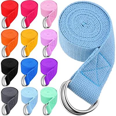 Tumaz Yoga Strap/Stretch Bands [15+ Colors, 6/8/10 Feet Options