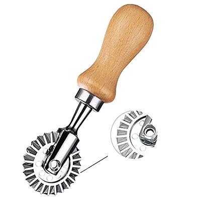 Pastry Wheel Cutter - Pasta Cutter Wheel - Ravioli Crimper Cutter