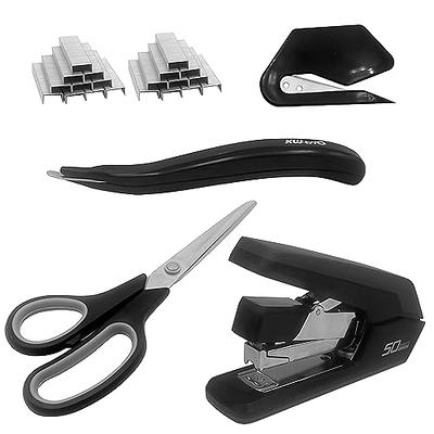 Explish Desk Accessories，Office Supplies Effortless Desktop Stapler, Staple  Remover, Envelope Opener, One Scissors and 1000pcs Staples. - Yahoo Shopping